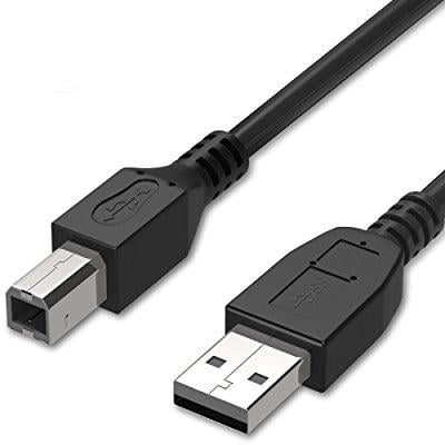 15ft USB 2.0 Extension /& 10ft A Male//B Male Cable for Epson Stylus NX130 All-In-One Color Inkjet Printer